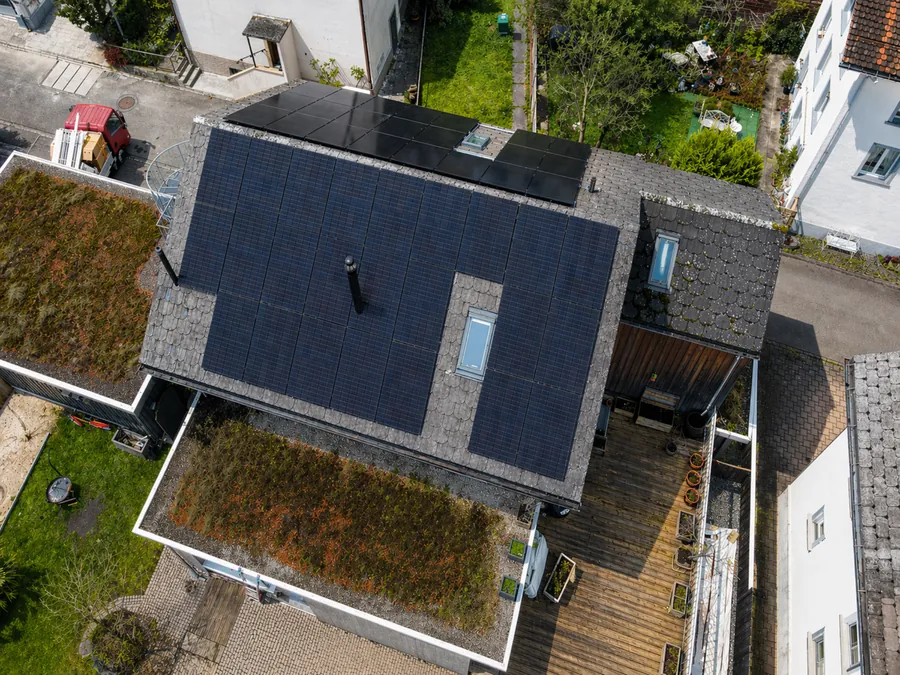 Vista dall’alto impianto